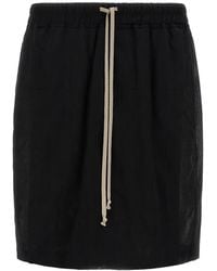 Rick Owens - Drawstring-Waist Shorts - Lyst