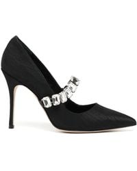 Manolo Blahnik - Escarpins À Bout Pointu 100 Mm - Lyst