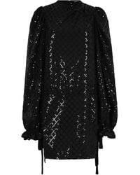 Genny - Abito A Maniche Lunghe Con Paillettes - Lyst