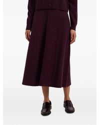 Chinti & Parker - A-Line Knitted Midi Skirt - Lyst