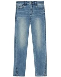 ARMANI EXCHANGE - Super-Skinny Side-Slit Jeans - Lyst