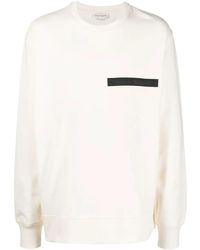 McQueen - Selvedge Logo-Tape Sweatshirt - Lyst