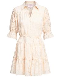 Cinq À Sept - Rayla Floral-Lace Mini Dress - Lyst