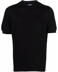 Drumohr - Fein Gestricktes T-Shirt - Lyst
