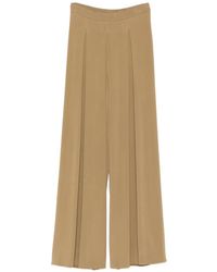 Max Mara - Bermuda Pleated Trousers - Lyst