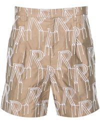 Represent - Initial-embroidered Tailored Shorts - Lyst
