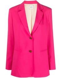 Alysi - Single-breasted Virgin Wool Blazer - Lyst