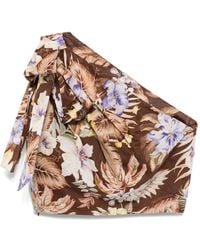Zimmermann - Coco Asymmetrische Blouse - Lyst