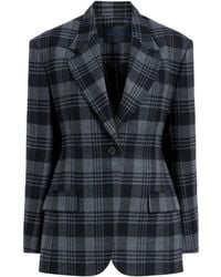 Proenza Schouler - Blazer de lana a cuadros - Lyst