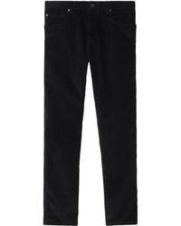 Burberry - Ribfluwelen Broek Met Equestrian-Knight-Print - Lyst