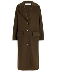 Proenza Schouler - Tammy Button-Fastening Patch-Pocket Coat - Lyst