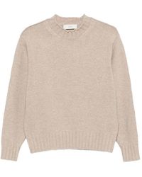DUNST - Distressed-Edge Ribbed-Trim Sweater - Lyst