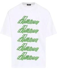 we11done - Logo-Print T-Shirt - Lyst