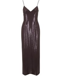 Michael Kors - Sequin Embellished V-Neck Dress - Lyst
