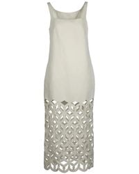 Valentino Garavani - Cut-Out Midi Dress - Lyst