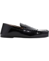 Jacquemus - Leather Square-Toe Loafers - Lyst
