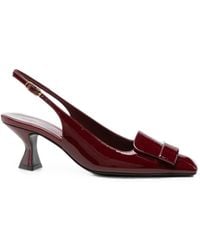 Sergio Rossi - Leather Slingback Pumps - Lyst