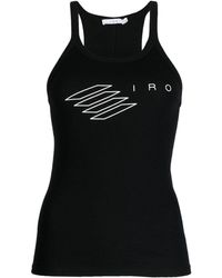 IRO - Logo-print Tank Top - Lyst