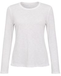 James Perse - Long-Sleeve Crew-Neck T-Shirt - Lyst