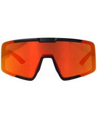 Prada Linea Rossa - Geometric-Frame Sunglasses - Lyst