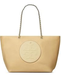 Tory Burch - Ella Shopper Met Ketting En Rits - Lyst