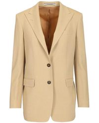 Tagliatore - Blazer À Revers Crantés - Lyst