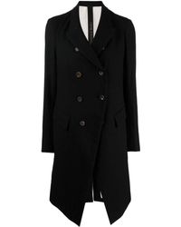 Forme D'expression - Double-breasted Wool Coat - Lyst