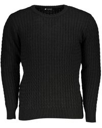 U.S. Grand - Cable-Knit Elbow-Patch Sweater - Lyst