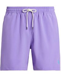 Polo Ralph Lauren - Polo-Pony-Motif Swim Shorts - Lyst