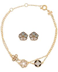 Tory Burch - Forget Me Not Earrings And Bracelet Set - Lyst