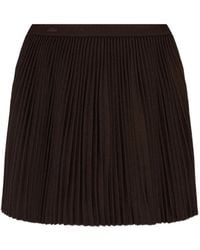 Lacoste - Pleated Mini Skirt - Lyst