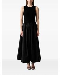 Pedro Del Hierro Madrid - Ribbed-Knit Smocked Midi Dress - Lyst