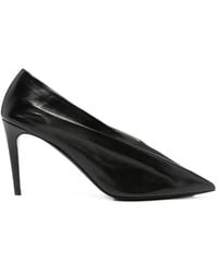 KHAITE - Miriam Leather Heeled Pumps - Lyst