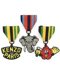 KENZO - Set Aus Drei Anstecknadeln Im Military-Look - Lyst