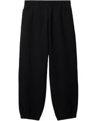 Burberry - Ekd Embroidered Track Pants - Lyst