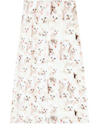 DIESEL - O-Rchid-R1 Skirt - Lyst