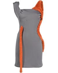 OTTOLINGER - Mini-Jurk Met Imitatiebont - Lyst
