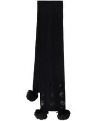 Joseph Ribkoff - Sequin-Embellished Pompom-Trim Scarf - Lyst