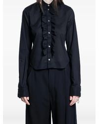 Ann Demeulemeester - Erma Ruffled Shirt - Lyst