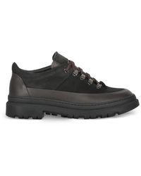 Moorer - Roque Lace-Up Leather Hiking Boots - Lyst