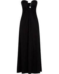Christopher Esber - Schulterfreies Kleid Mit Schmucksteinen - Lyst