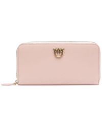 Pinko - Portemonnaie Mit Logo-Schild - Lyst
