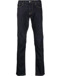 Emporio Armani - Mid-rise Slim-fit Jeans - Lyst