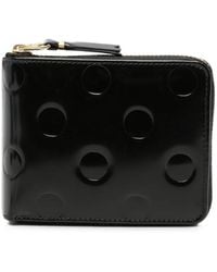 Comme des Garçons - Embossed Polka-Dot Wallet - Lyst