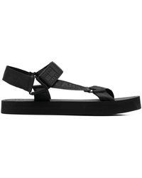 Tommy Hilfiger - Recycled Logo-strap Sandals - Lyst