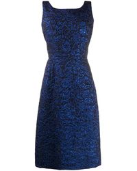 Comme des Garçons - Sleeveless Floral Midi Dress - Lyst