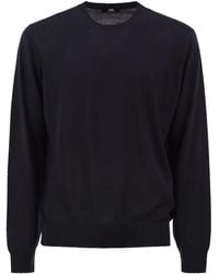 Alpha Studio - Crew-Neck Merino Wool Sweater - Lyst