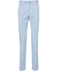 Incotex - Low-rise Stretch-cotton Tapered Chinos - Lyst
