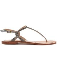 Maliparmi - Beaded Sandals - Lyst
