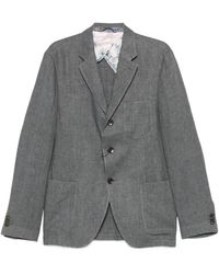 Etro - Blazer With Patch Pockets - Lyst